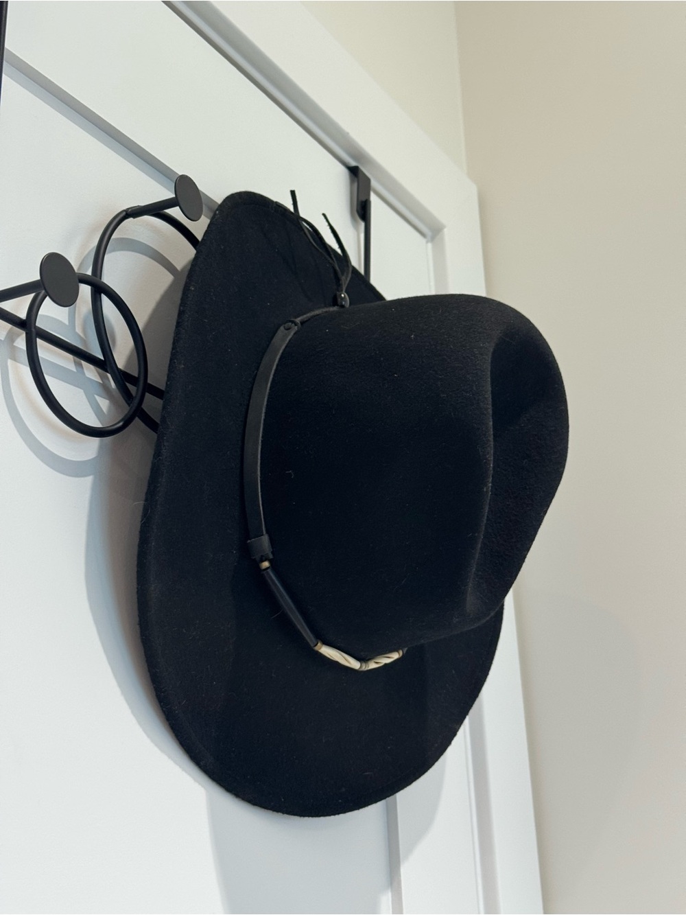 Silverado Black Leisure Felt Cowboy Hat Size XL 100%